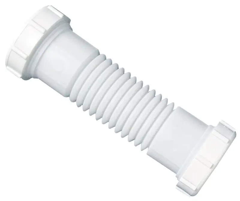 Flex N Fix 1-1/2 In. D X 6 In. L Plastic Straight Extension Coupling