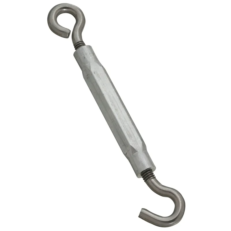 Hook & Eye Turnbuckle, Stainless Steel, 5/16 X 9 In.