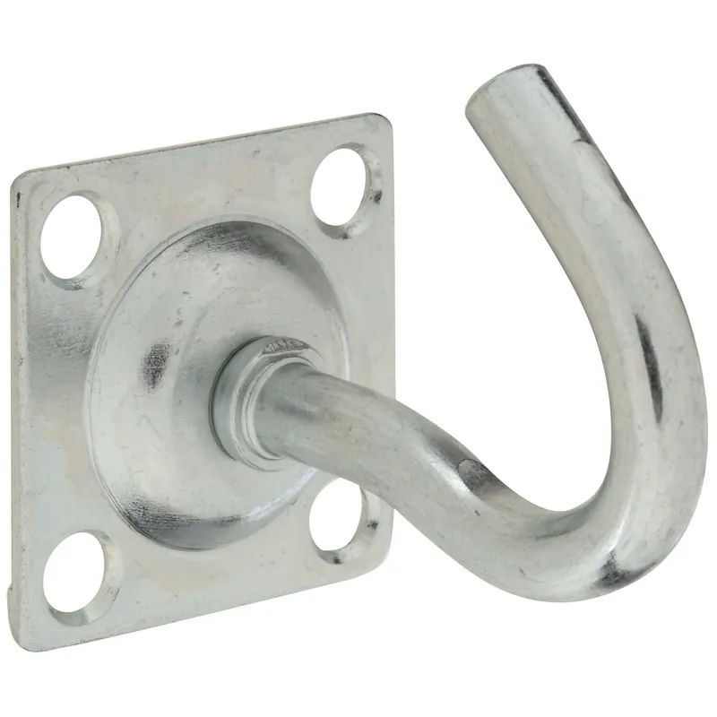 Medium Zinc-plated Silver Steel 2.33 In. L Clothesline Hook 140 Lb 1 Pk