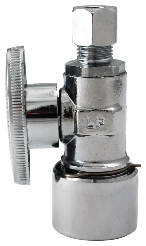 1/2 In. Push-fit X 1/4 In. Ptf Brass Straight Valve - Model K2636pcpo