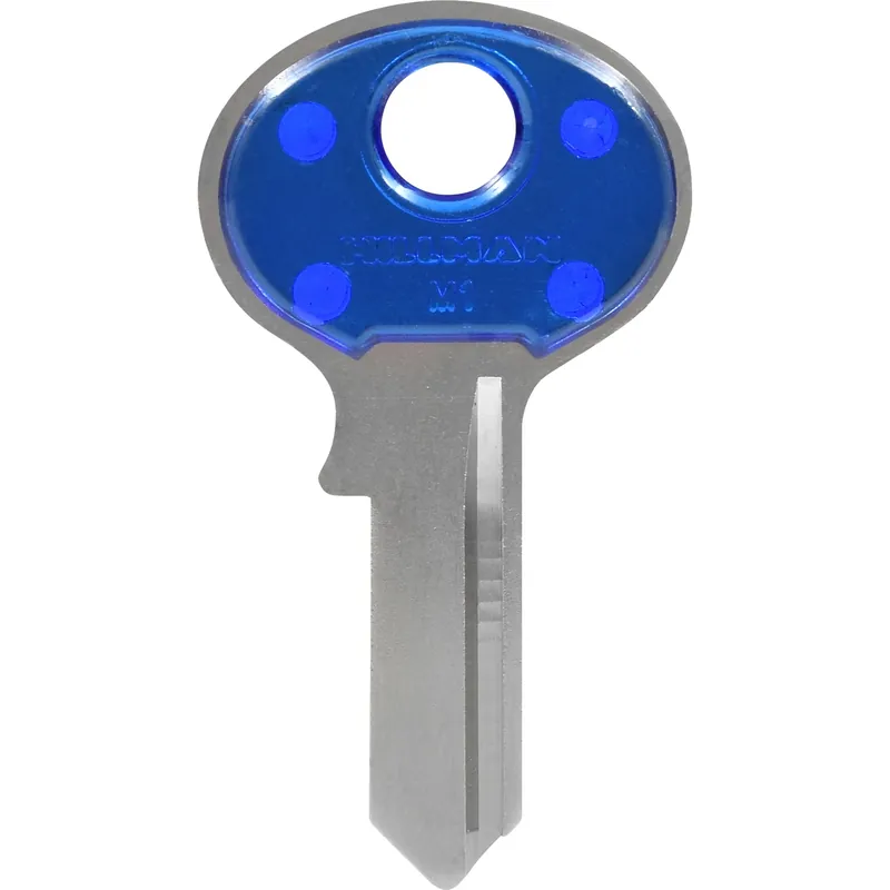 Colorplus Traditional Key Padlock Key Blank Single Blue/silver