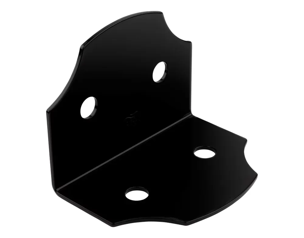 Hartley Collection Decorative Heavy Angle, Black, 5 X 3-1/2 X 3-1/2 In.