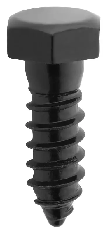 1/2 In. X 1-1/2 In. L Hex Black Steel Lag Screw 1 Pk