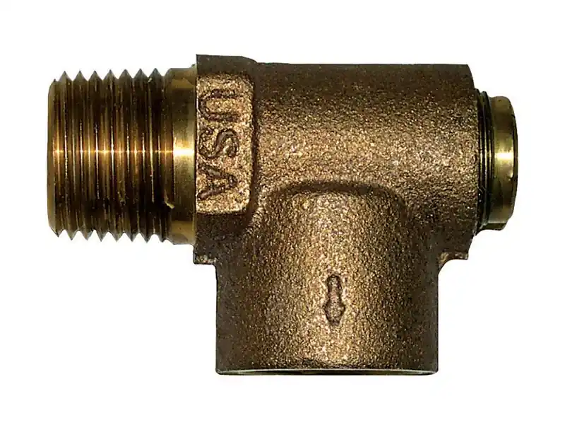 1/2 In. Threaded Brass Relief Valve Rrv2n-lf - Non-adjustable