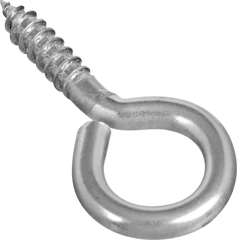 0.30 In. D X 2-7/8 In. L Polished Stainless Steel Screw Eye 150 Lb. Cap. 1 Pk