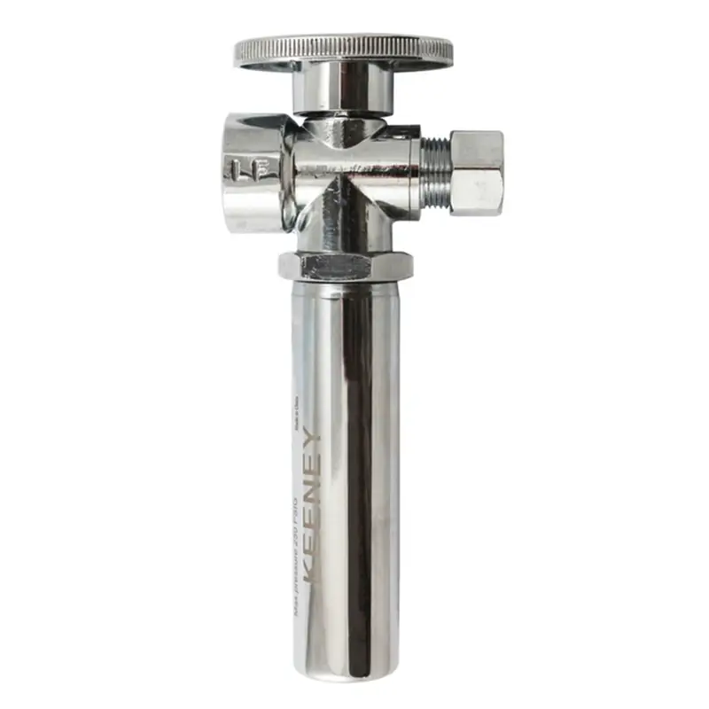 5/8 In. Cts X 3/8 In. Compression Brass Shut-off Valve With Water Hammer