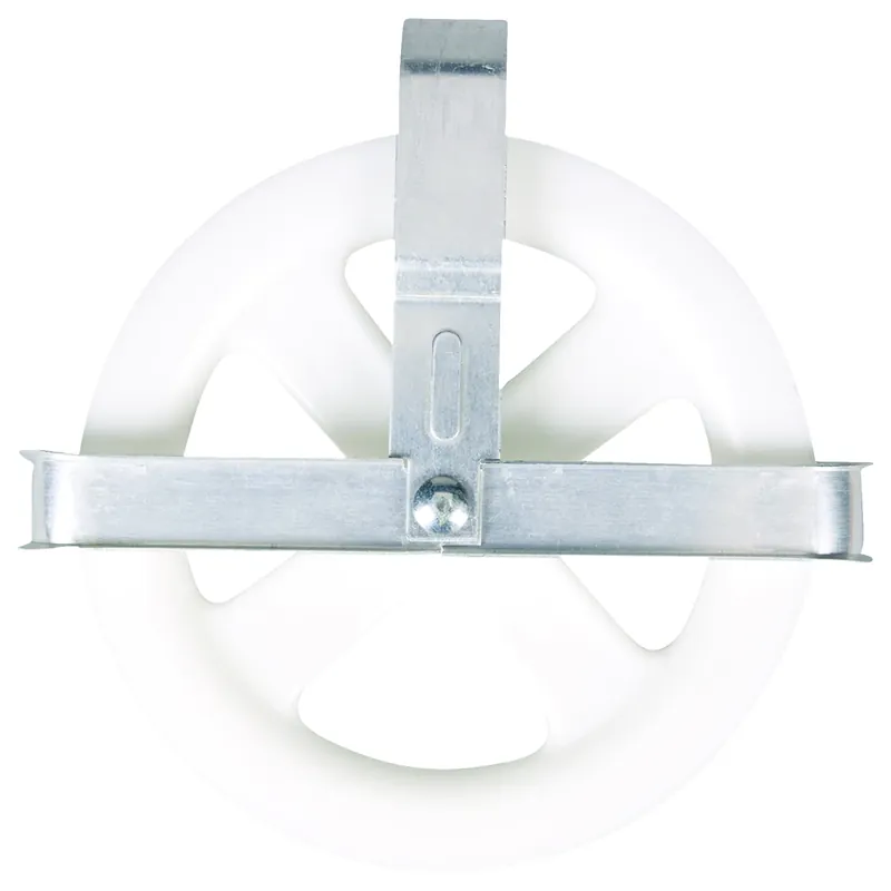 5 Inch Polypropylene Wheel Aluminum Strap Clothesline Pulley