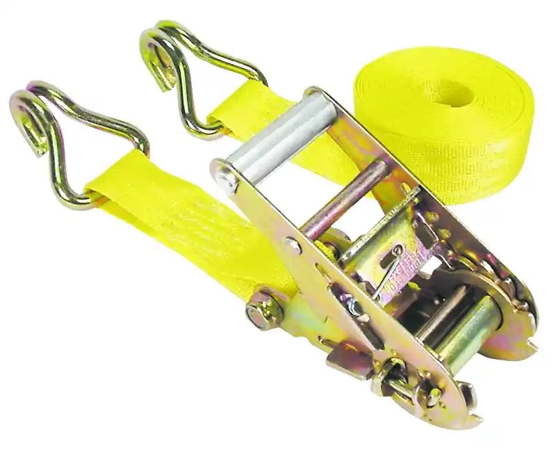 1-3/4 In. W X 15 Ft. L Black/gray Tie Down W/ratchet 1666 Lb 1 Pk