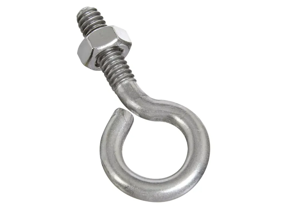 Eye Bolts, Stainless Steel, 1/4 X 2 In.