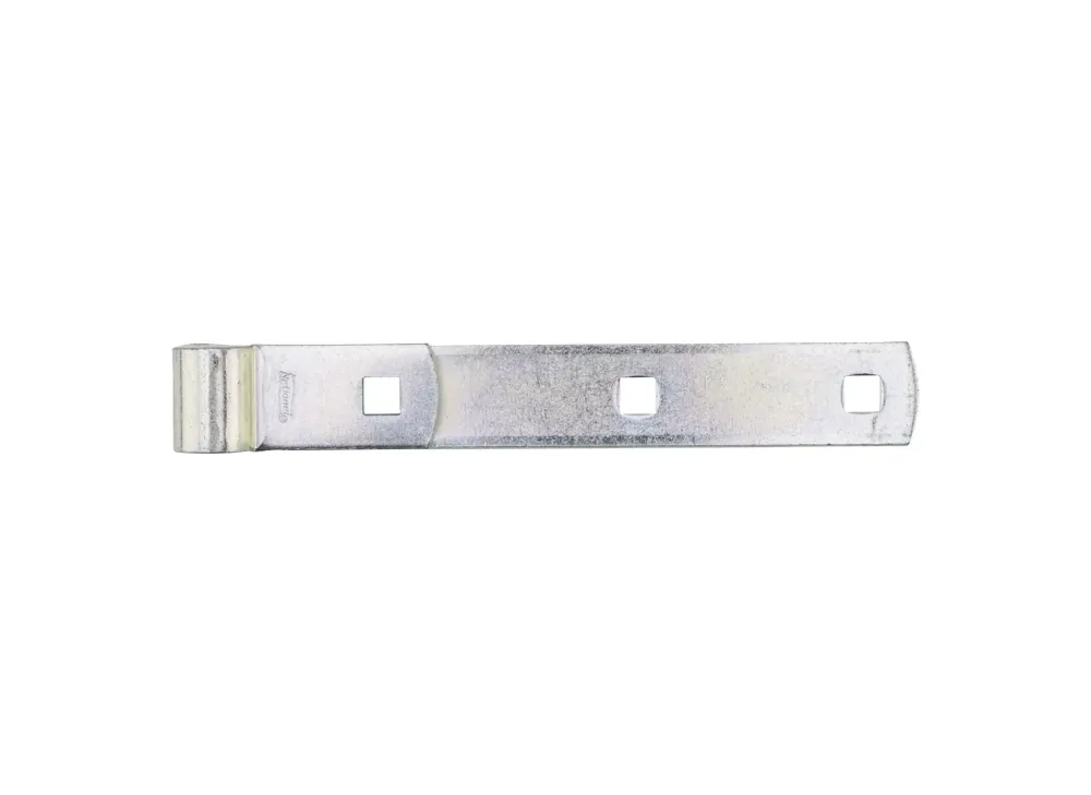8 In. L Zinc-plated Silver Steel Hinge Strap 1 Pk
