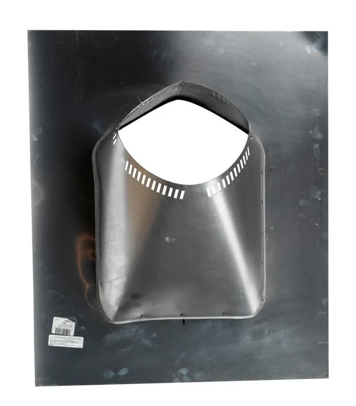 Selkirk 8 Inch Aluminum Adjustable Roof Pipe Flashing For 6/12 To 12/12 Roof Pitch