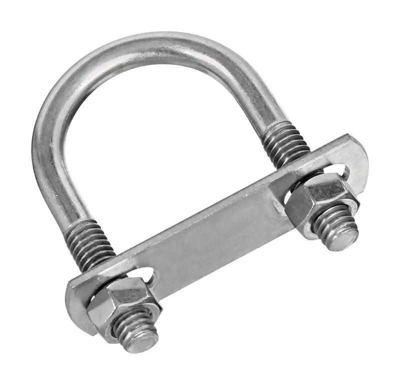 5/16 In. X 1-3/8 In. W X 2-1/2 In. L Coarse Zinc-plated Stainless Steel U-bolt