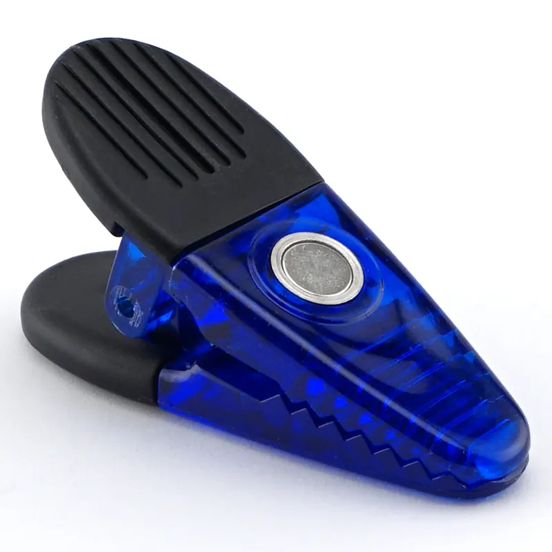 Magnet Source 3.5 In. L X 1.25 In. W Blue Magnetic Clips 2 Pc