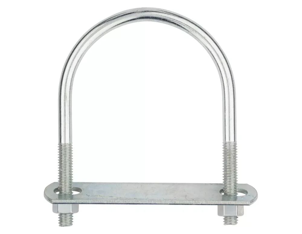 U Bolt, 546 Zinc, 3/8 X 3-1/2 X 5-1/4 In.