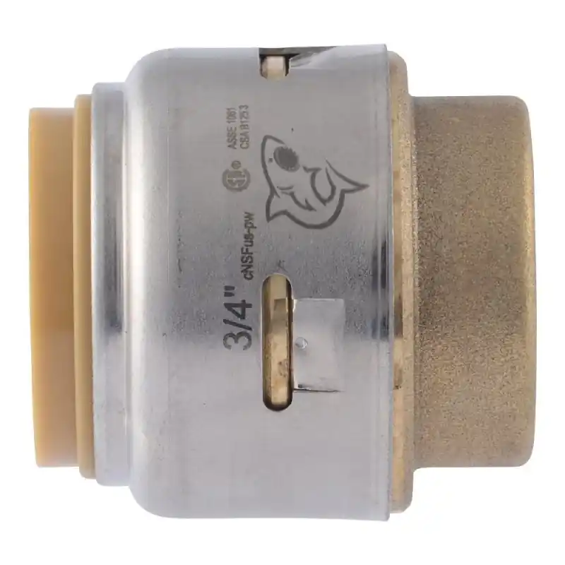 Push To Connect 3/4 In. Pf X 3/4 In. D Pf Brass Cap