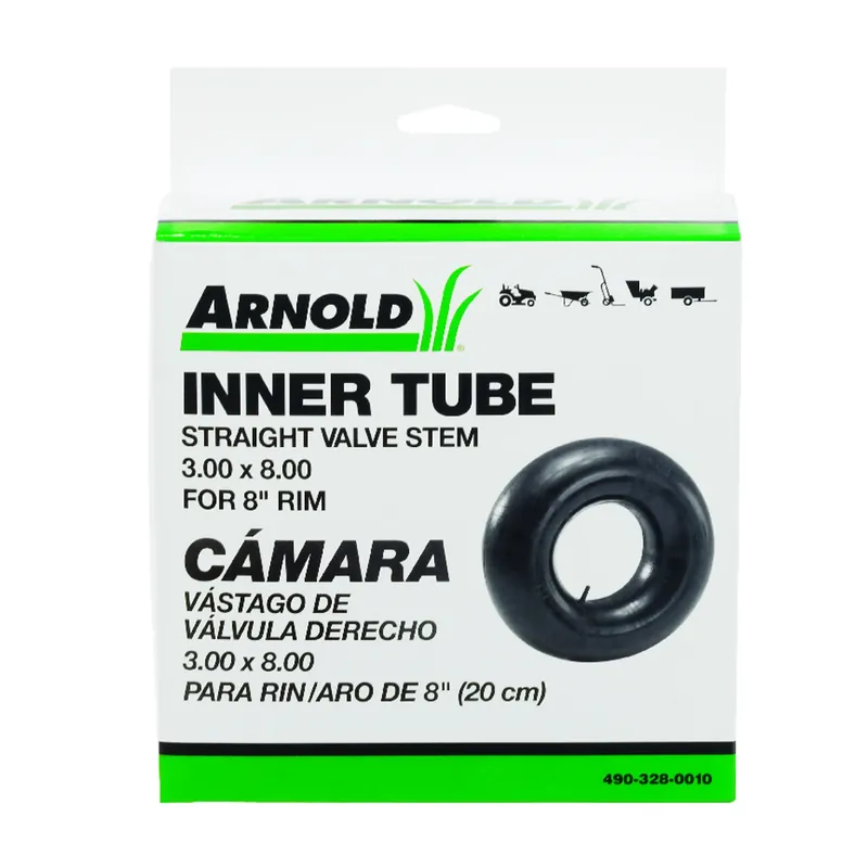 8 In. D X 8 In. D Inner Tube Rubber 1 Pk