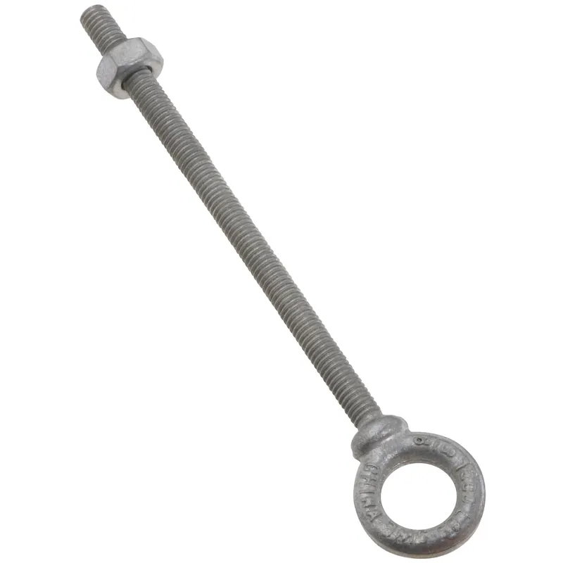 Forged Eye Bolt, Galvanized, 3/8 X 6 In.