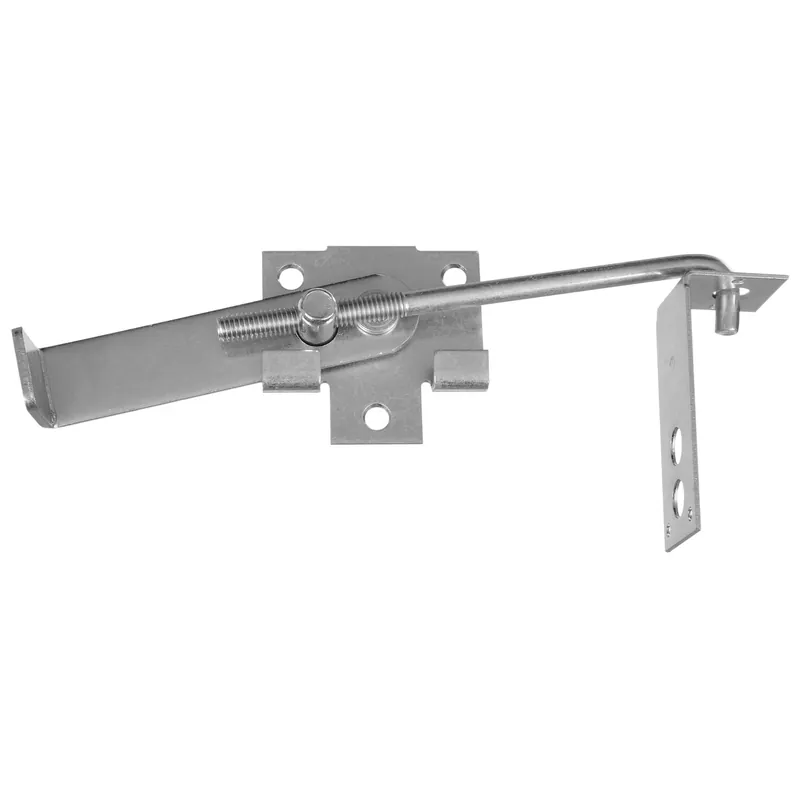 Jamb Latch Fits Barn Door Frames 1-1/2 & 3-1/2 In. Thick, Cam-action, Zinc