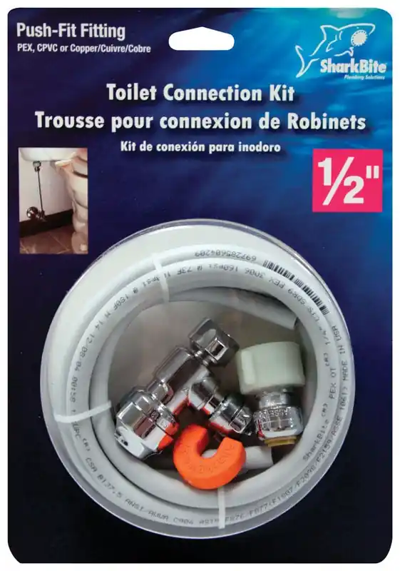 Toilet Connector Kit With Angle Stop