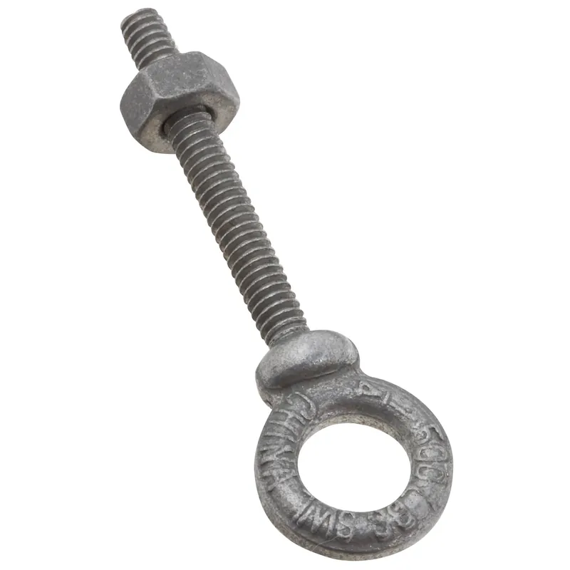 Forged Eye Bolt, Galvanized, 1/4 X 2 In.