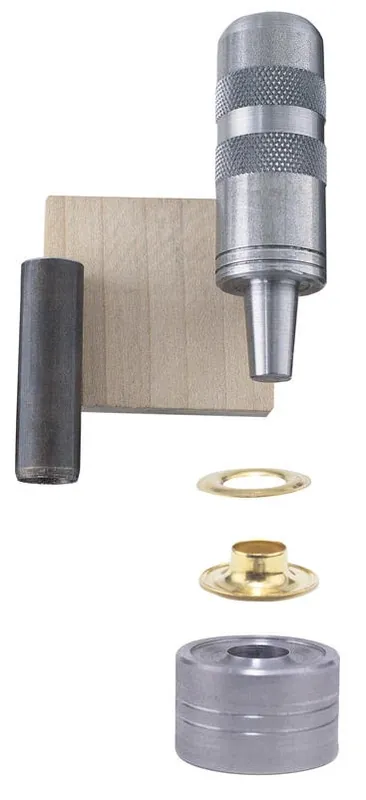 General 1/4 In. D Brass Grommet Kit 1 Pk