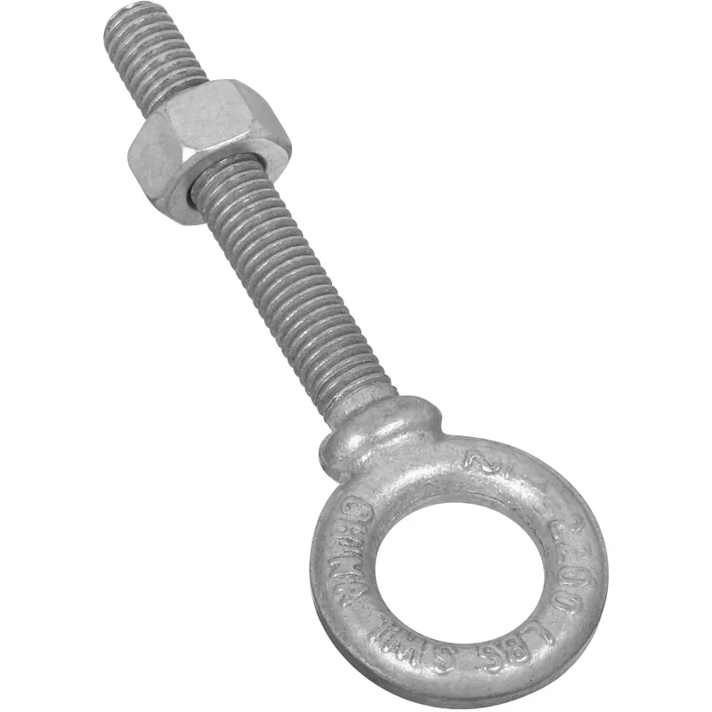 1/2 In. X 3-1/4 In. L Hot Dipped Galvanized Steel Eyebolt Nut Included