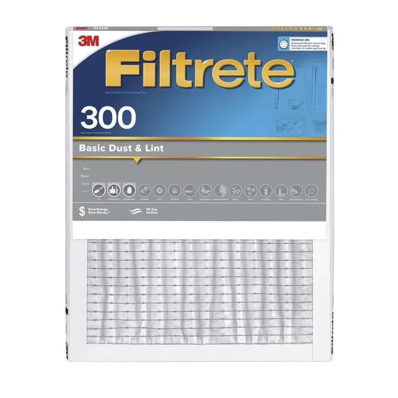 16 In. X 20 In. X 1 In. 300 Mpr Basic Dust & Lint Furnace Filter