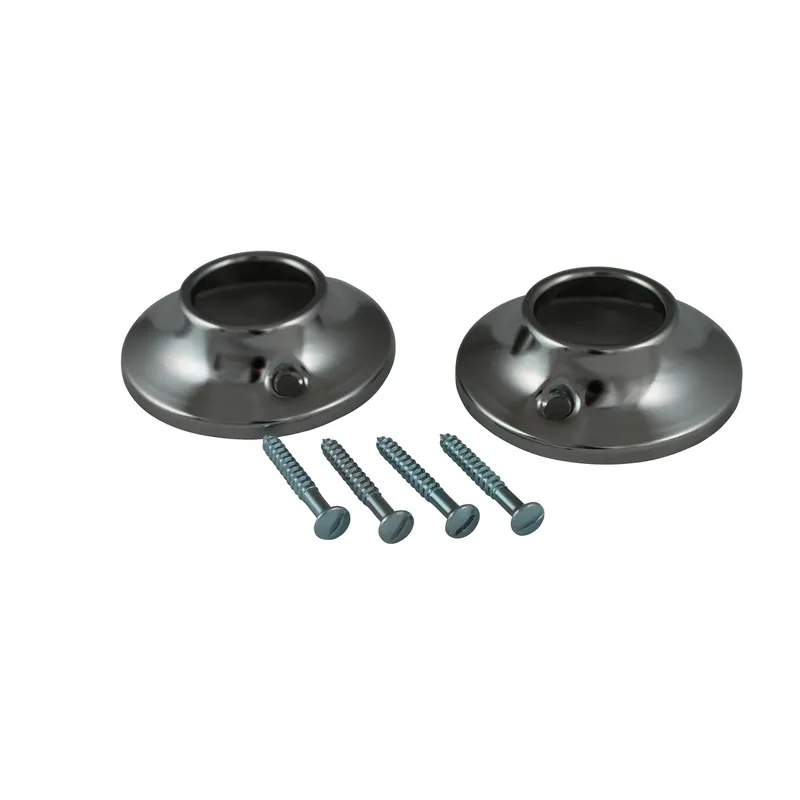 Chrome Steel Shower Rod Flange 1 Inch Model Pp825-21