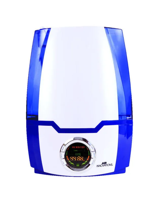 Air Innovations Great Innovations 1.37‑gal Digital Ultrasonic Cool‑mist Humidifier – 400 sq ft Coverage, Blue