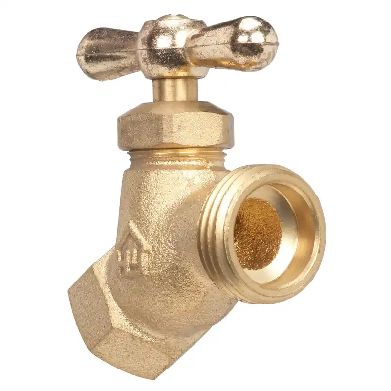 1/2 In. Fip X 3/4 In. Mht Brass No-kink Hose Bibb