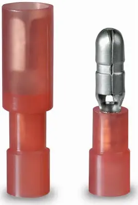 Gardner Bender 22-18 Ga. Insulated Wire Terminal Bullet Red 6 Pk