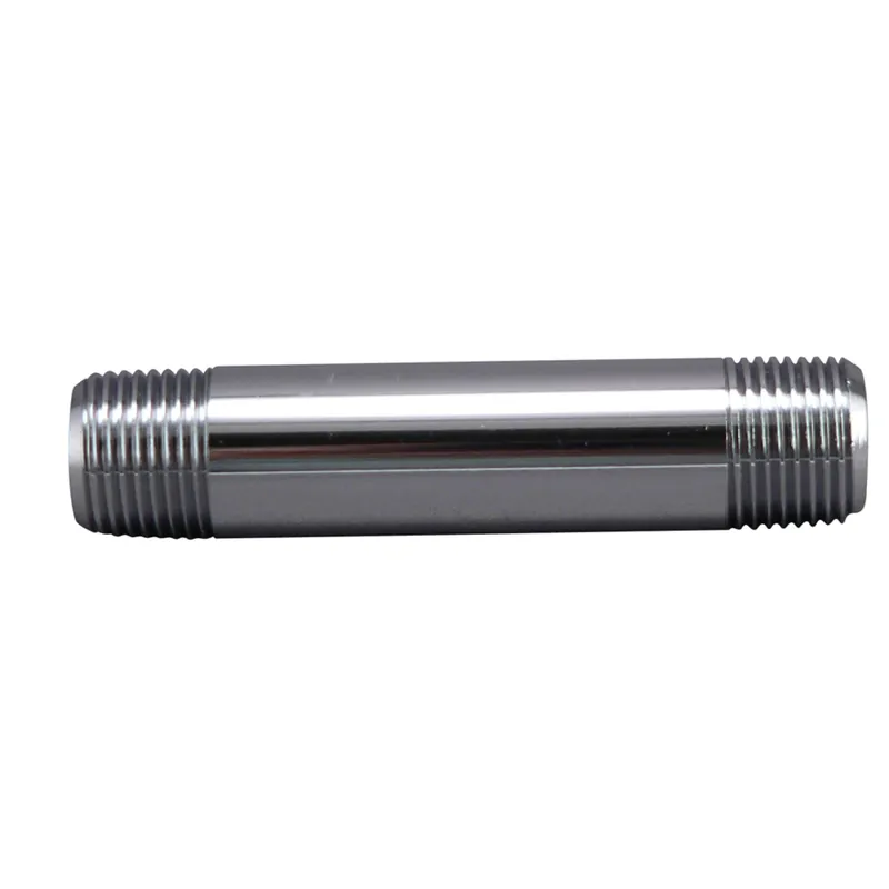 3/8 In. Ips X 3/8 In. D Ips Polished Chrome Brass Pipe Nipple 3 In. L