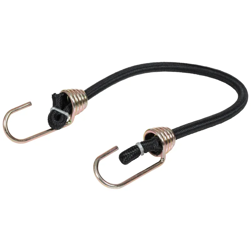 Black Bungee Cord 18 In. L X 0.374 In. 1 Pk