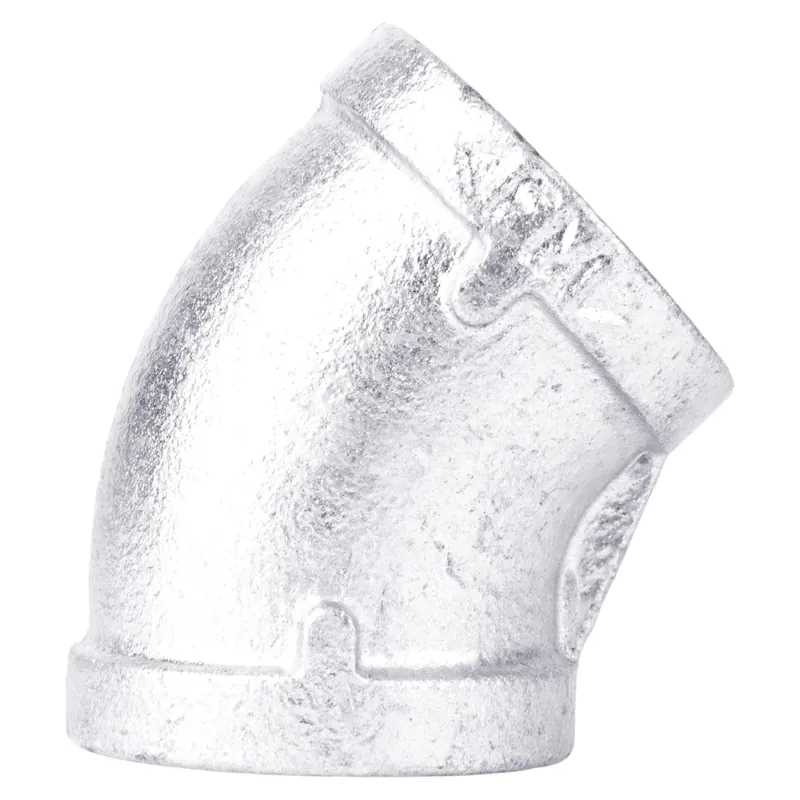 1-1/4 In. Galvanized Pipe 45 Degree Elbow