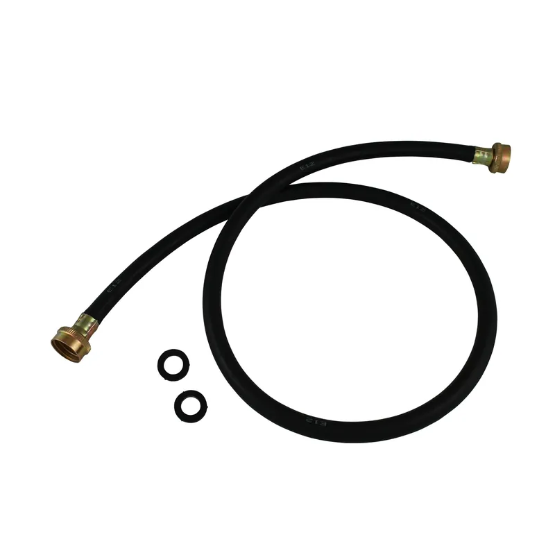 3/4 In. Fht X 3/4 In. D Fht 5 Ft. Rubber Washing Machine Hose