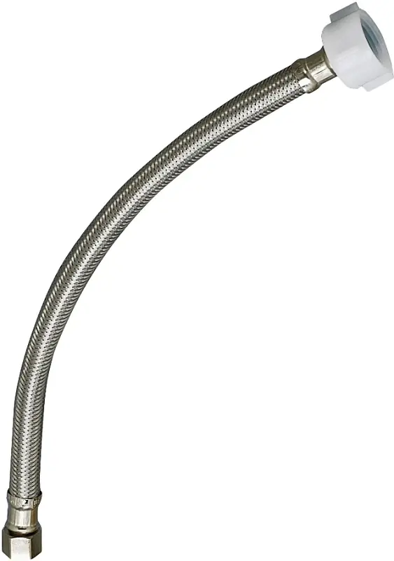 Ez 3/8 In. Compression X 7/8 In. Ballcock 20 In. Stainless Steel Toilet Supply Line