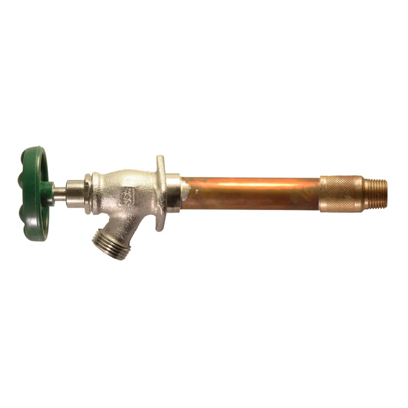 Frost Free Wall Hydrant, Lead-free, 1/2 Mpt X 1/2 In. Female Copper Pipe Inlet X 10 In.
