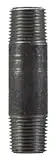 1/2 Inch X 3 Inch Black Steel Pipe Nipple - Durable And Versatile
