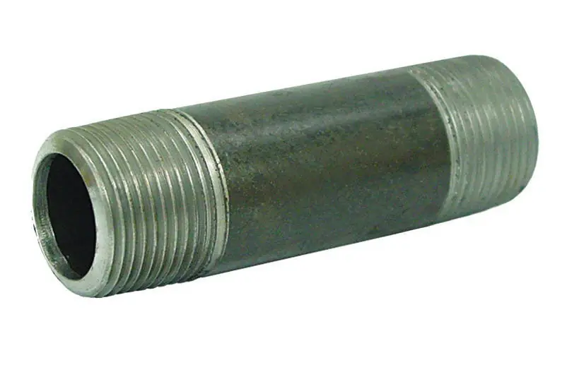 Anvil Beck 1/4 In. Mpt X 1/4 In. D Galvanized Steel Close Nipple