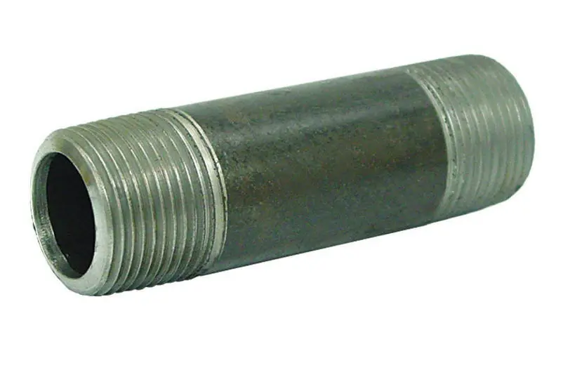 Anvil Beck 3/8 In. Mpt Galvanized Steel Close Nipple