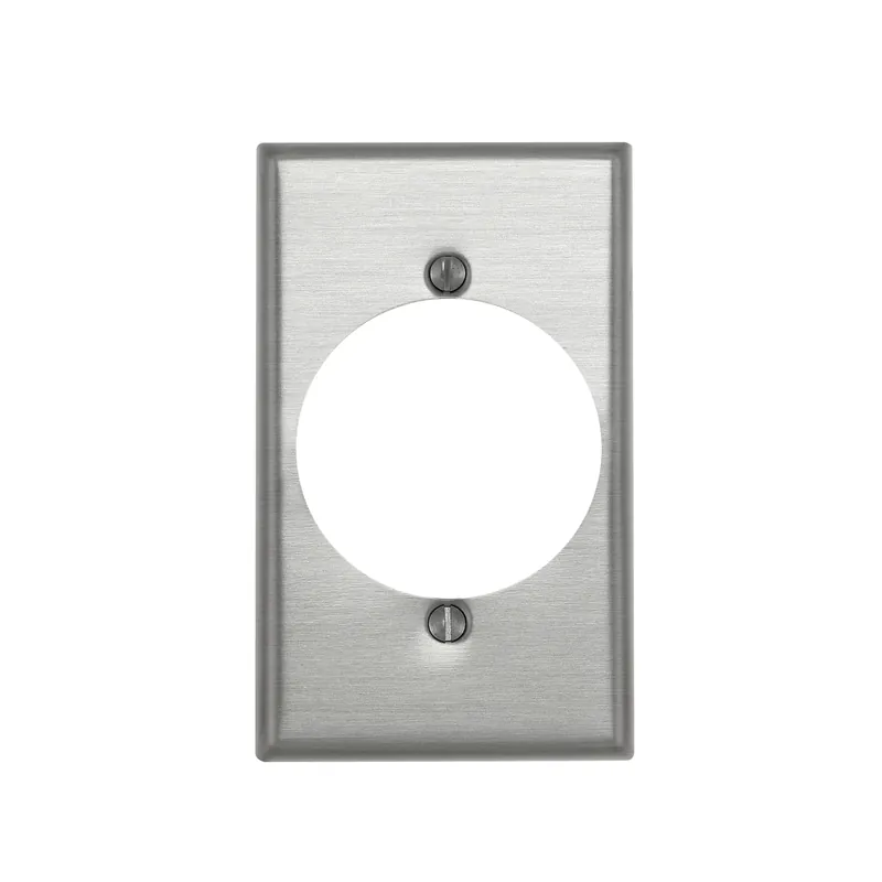 1 Gang Aluminum Single Outlet Wall Plate 1 Pk
