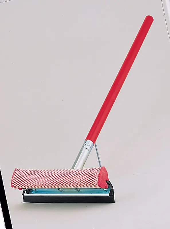 8 In. Metal/wood Squeegee With 20 In. Handle For Residential Use