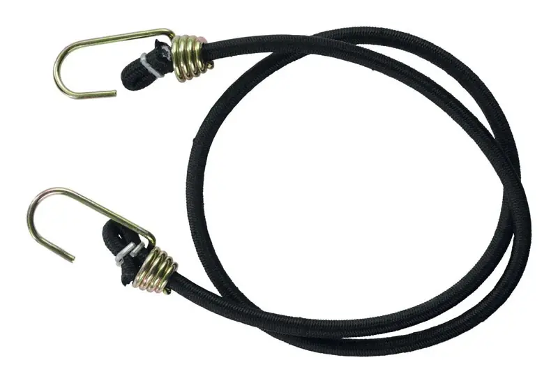 Black Bungee Cord 40 In. L X 0.374 In. 1 Pk