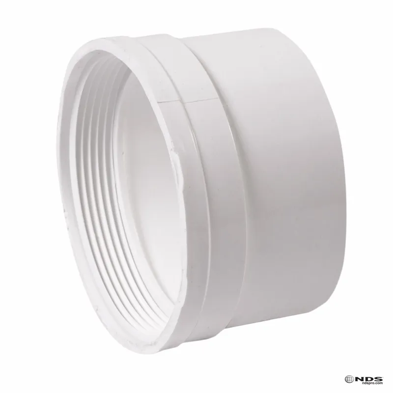 Nds Schedule 35 4 In. Hub Each X 4 In. D Fpt Pvc Pipe Adapter 1 Pk
