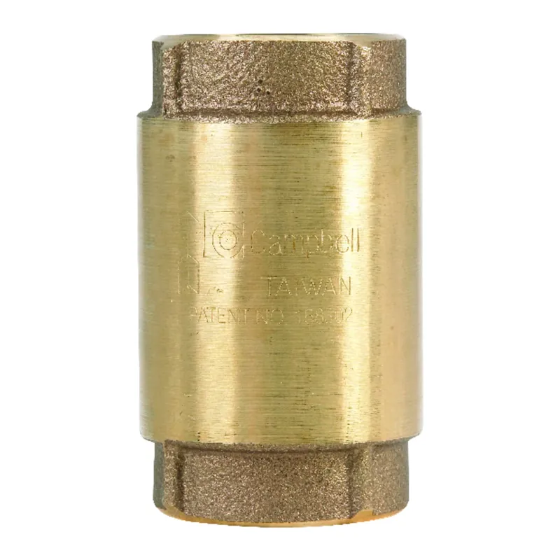 1-1/4 In. D Fnpt X Fnpt Red Brass Spring Loaded Check Valve Model Cv-5tlf