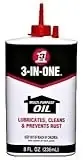 8 Oz. Drip Bottle Household Oil - Multi-purpose Lubricant For Home And Automotive Use