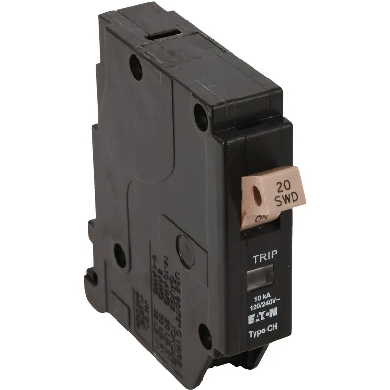 Cutler Hammer Single Pole Circuit Breaker, 20-amp