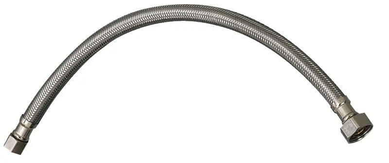 3/8 In. Compression X 1/2 In. Fip 16 In. Stainless Steel Faucet Supply Line