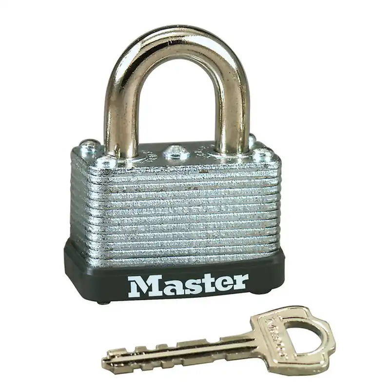 1-1/2 In. W Laminated Steel Warded Locking Warded Padlock