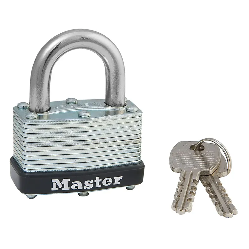 1-1/16 In. H X 1-3/4 In. W Laminated Steel Warded Locking Warded Padlock